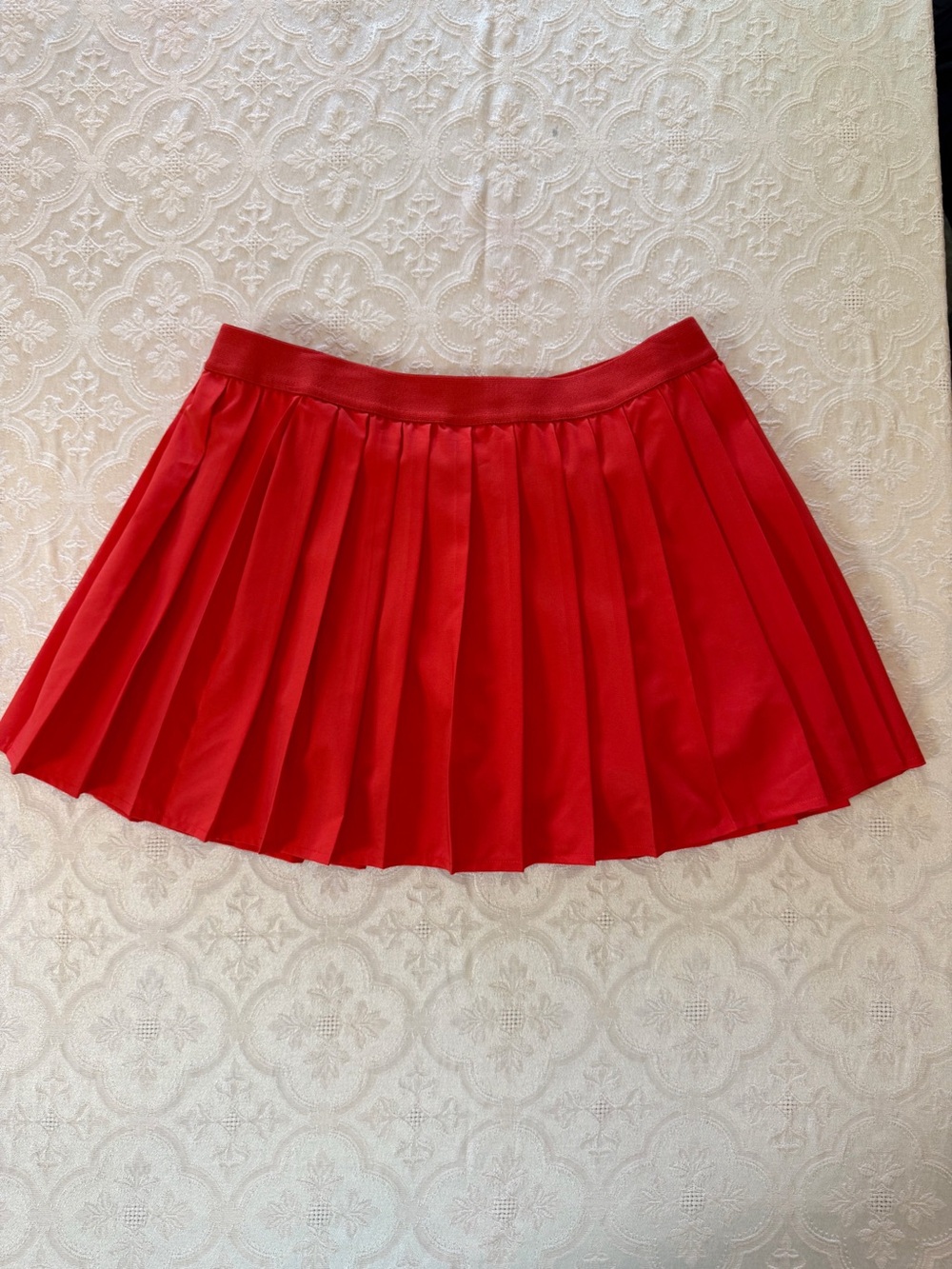 Champion Girls XL 16 Red Pleated Tennis Skort Built In Shorts NWT Athletic - Picture 6 of 11